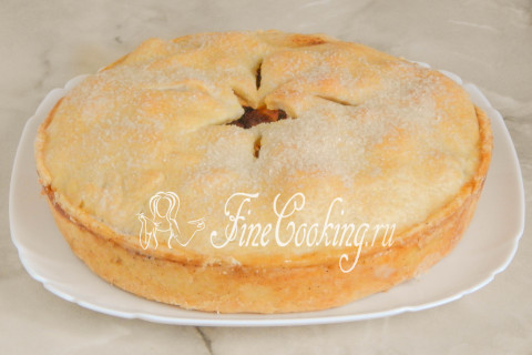 Американский яблочный пирог (American apple pie). Шаг 19
