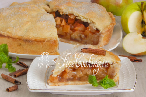 Американский яблочный пирог (American apple pie). Шаг 20