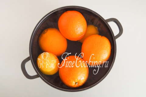 Апельсиновый джем с лимоном и имбирем. Шаг 2