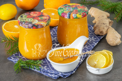 Апельсиновый джем с лимоном и имбирем. Шаг 18