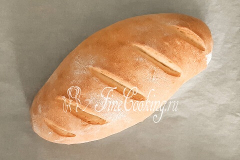 Белый хлеб в духовке в домашних условиях. Шаг 14