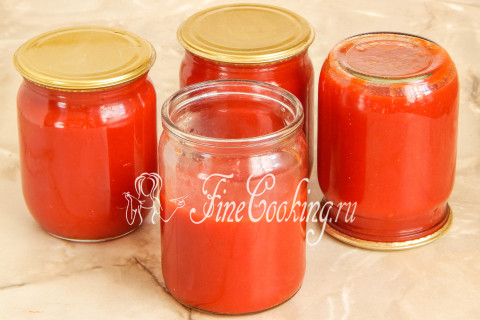 Домашний томатный соус на зиму. Шаг 14
