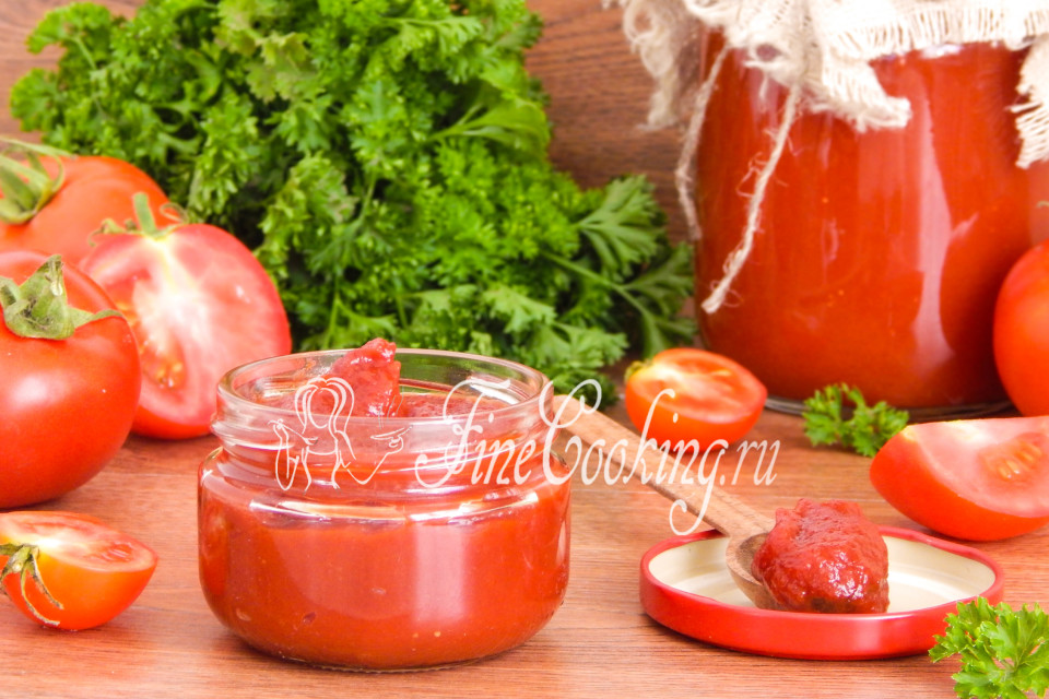 Домашняя томатная паста на зиму