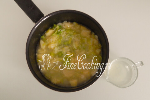 Луковый суп-пюре со сливками Вишисуаз. Шаг 7