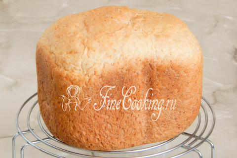 Овсяный хлеб на сыворотке в хлебопечке. Шаг 8