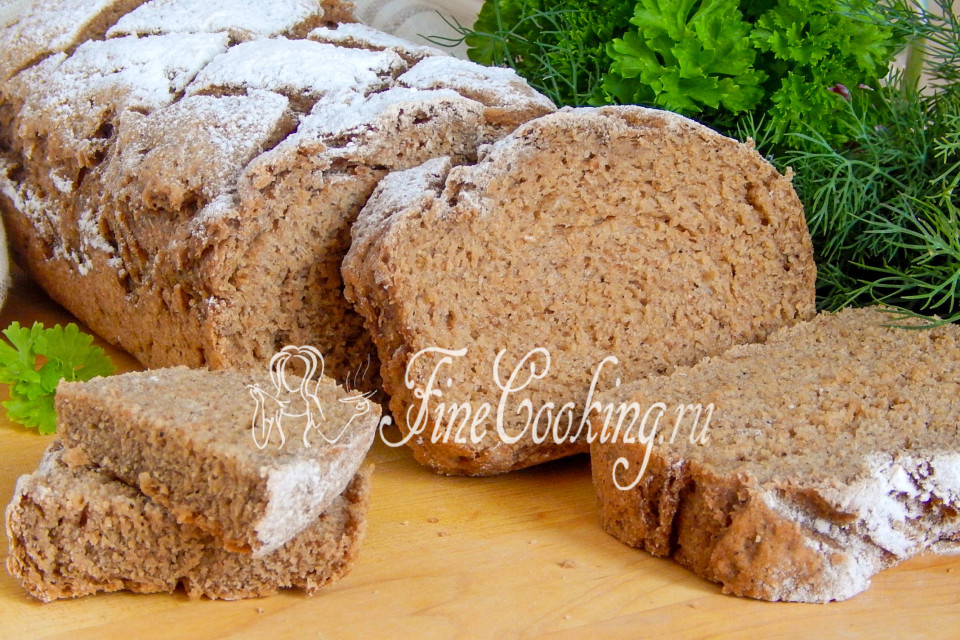 Пшенично-гречневый хлеб с солодом