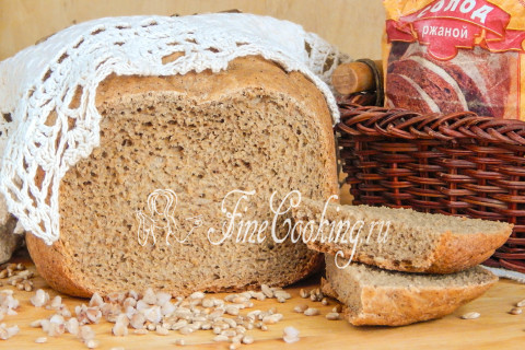 Пшенично-ржаной хлеб с гречневой мукой. Шаг 9