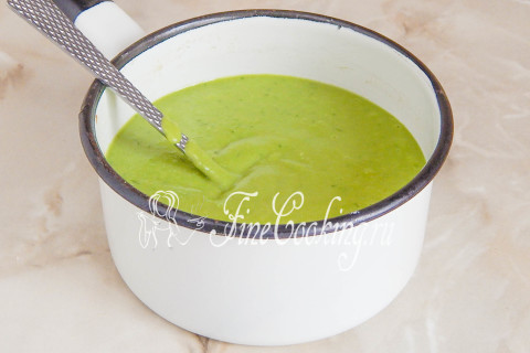 Суп-пюре из зеленого горошка. Шаг 7