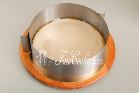 Торт Мимоза (бисквитный с заварным кремом и ананасами). Шаг 35