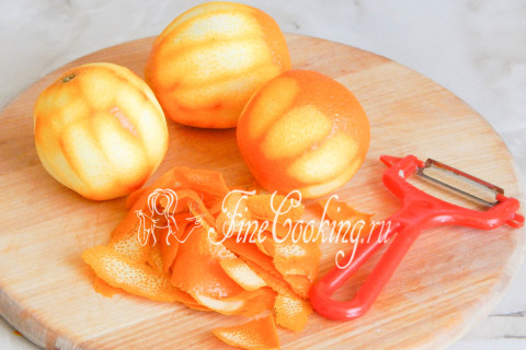 Творожная запеканка с апельсинами и меренгой. Шаг 7