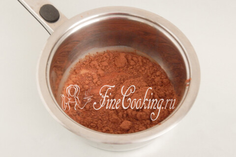 Творожная запеканка с кокосом и шоколадом в духовке. Шаг 12