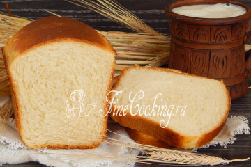 Заварной молочный хлеб